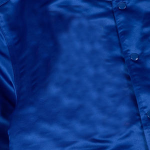 Chaqueta Bomber de Satén con Cuello Alto, Estilo Casual - Product Image 2