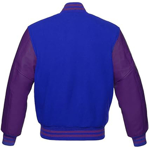 Chaqueta Universitaria para Hombre, Confeccionada con Tela de Alta Calidad y Cuero con Parches, Cómoda de Usar, Talla Grande, Producto de Alta Calidad - Product Image 4