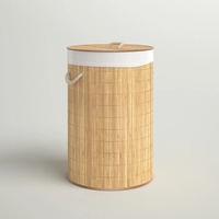 Boîte en bambou et rotin personnalisée, écologique, pour le rangement de la cuisine, design moderne, capacité de 6 à 10 L, multifonctionnelle, objets décoratifs pour la maison