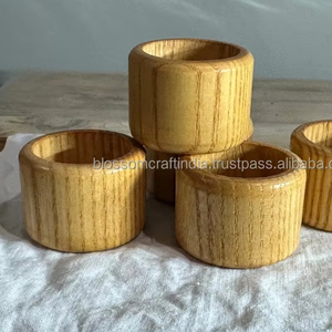 Anillo para Servilletas de Madera, Hecho a Mano, Ecológico, Decoración de Mesa de Comedor para el Hogar, Cocina, Restaurante, Bodas, Eventos y Fiestas - Product Image 2