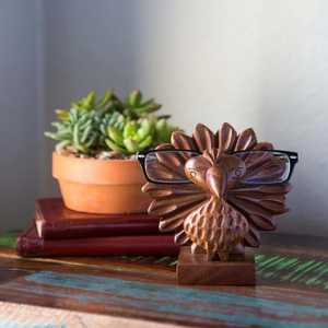 Soporte para Gafas con Forma de Pavo Real Hecho a Mano para Exhibición - Product Image 1