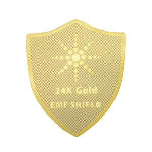 Autocollant de protection <span class=keywords><strong>anti</strong></span>-rayonnement plaqué or 24K <span class=keywords><strong>pour</strong></span> toute l'électronique, bloqueur EMF universel <span class=keywords><strong>pour</strong></span> <span class=keywords><strong>téléphone</strong></span> <span class=keywords><strong>portable</strong></span>, stock de puces - Product Image 2