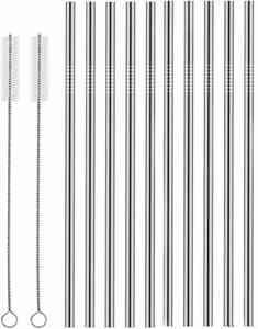 หลอดสแตนเลสสตีลยาวพิเศษใช้ซ้ำได้เป็นมิตรกับสิ่งแวดล้อมสีรุ้งสำหรับทัมเบลอร์อุปกรณ์สำหรับเครื่องดื่ม - Product Image 1