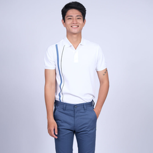 Polo deportivo y elegante personalizado, ropa cómoda, camiseta Polo de tela elástica, uniformes escolares, fabricante de ropa para hombres - Product Image 1