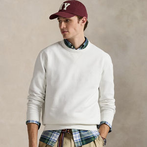 Sudadera de lana de algodón 100% Premium para hombre, sudadera de logotipo personalizado con bordado de lana de algodón liso RL, sudadera de lana de algodón de calidad Premium para hombre - Product Image 2