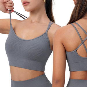 Soutien-gorge de sport torsadé pour femmes de haute qualité Soutien-gorge athlétique respirant à séchage rapide personnalisable à la mode pour femmes - Product Image 6