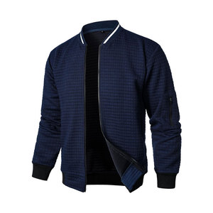 Meilleure vente Bomber de style unique pour hommes Service OEM Vêtements pour hommes Bomber Blouson bombardier à manches longues avec logo brodé pour hommes - Product Image 1
