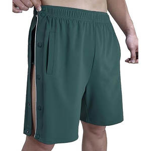 Pantalones cortos de recuperación postoperatoria para hombres de alta calidad con bolsillos, ropa adaptable para hombres de color sólido - Product Image 1