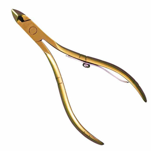 Coupe-ongles professionnel de luxe en acier inoxydable de haute précision, coupe-cuticules et coupe-ongles d'orteils, forme plate, ouverture large pour ongles épais - Product Image 5