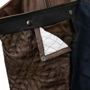 2024 Nouveau Design Hommes Chaps En Cuir Fabriqué En Usine Chaps En Cuir En Cuir De Couleur Unie Chaps Fabricant - Product Image 6