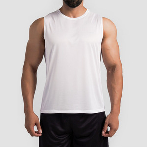 Camiseta Deportiva Personalizada, 100% Algodón, Top para Fisicoculturismo, Transpirable, Sin Mangas, Chaleco Deportivo para Hombre, Camiseta Deportiva para Gimnasio - Product Image 1