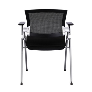 Silla de Oficina Plegable Minimalista Beema 01 BFGX004, Silla de Tela con Respaldo de Malla y Reposacabezas Ajustable en Altura para Uso Doméstico - Product Image 3