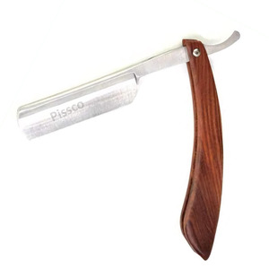 Navaja de Afeitar Recta de Alta Calidad, Navaja de Afeitar Plegable de Acero Inoxidable con Filo Recto, Navaja de Barbero, Navaja con Logotipo Personalizado - Product Image 5