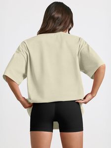 Camiseta de algodón de moda para mujer, ropa ecológica de manga corta con estampado OEM personalizado para pedidos al por mayor - Product Image 4
