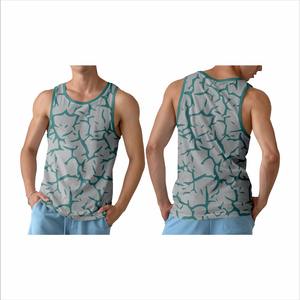 Nouveau Design 100% coton hommes débardeur Vintage lavé hommes Fitness sans manches chemise Gym débardeur dans chaque saison - Product Image 4