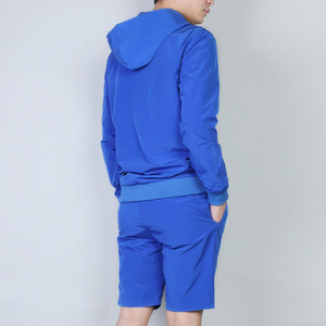 2024 logotipo personalizado hombres Sudadera con capucha y conjunto corto de algodón chándal para hombre Sudadera con capucha pantalones cortos conjuntos con capucha con pantalones cortos conjunto para hombres - Product Image 3