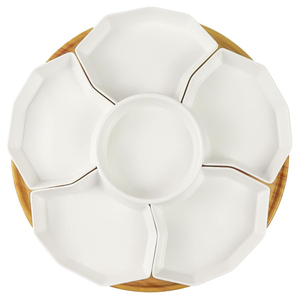 Plateau à chips et à trempette en aluminium aux designs fabuleux, plateau de service pour collations, plateau à chips et à trempette pour accessoires de salle à manger en vente - Product Image 3