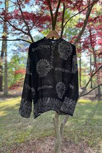 Camisa bohemia de verano para hombre de diseñador, holgada, de talla grande, de manga corta, minimalista, con estampado 3D, transpirable, antiarrugas, ecológica, ODM - Product Image 4