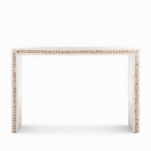 Mesa Consola Moderna de Nácar, Mueble con Incrustaciones de Concha Hecho a Mano para Decoración de Sala de Estar de Lujo - Product Image 2
