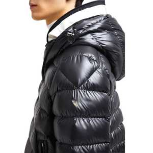 Veste matelassée de haute qualité en duvet avec capuche, personnalisable, imperméable, écologique, séchage rapide, doublure en fausse fourrure, unisexe - Product Image 2