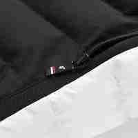 Veste matelassée réversible personnalisée grande taille légère pour l'automne, coupe-vent, résistante à l'eau, écologique, en softshell respirant