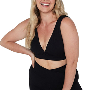 Sujetador deportivo ligero para mujer superventas de alta calidad, cómodo, transpirable, de secado rápido, Material con logotipo personalizado de talla grande - Product Image 3