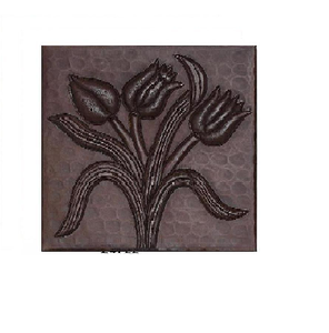 Azulejos de cocina de cobre martillado cuadrado hecho a mano con aspecto antiguo superventas - Product Image 1