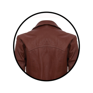 Service OEM Manteau en cuir pour homme de couleur unie à manches longues et à design unique Produit populaire Meilleur veste en cuir coupe ajustée pour homme pour l'hiver - Product Image 6