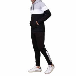 Conjunto de sudadera y pantalón de chándal de lana de gran tamaño unisex XL con Sudadera con capucha para hombre, chándal informal de invierno - Product Image 4