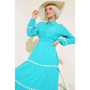 Robe à sourcils à pompon Menthe - Product Image 2