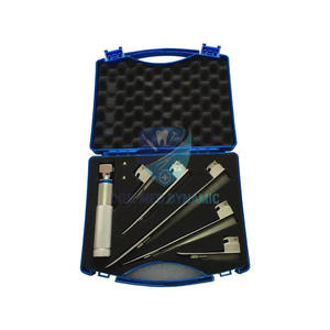 Herramienta de Detección de Garganta para Anestesia LED Anshida Optic para Mascotas, Laringoscopio Veterinario de Acero Inoxidable con 5 Hojas YL04-IaZ VET - Product Image 6