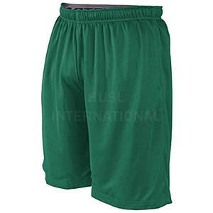 กางเกงขาสั้นตาข่ายสไตล์ป่าไม้ แบบยูนิเซ็กซ์ สำหรับสกรีนโลโก้ตามสั่ง ขนาดปรับได้ เอวยางยืดใส่สบาย กางเกงขาสั้นผู้ชาย - Product Image 2