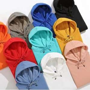 Premium 500GSM coton personnalisé imprimé brodé automne sweats à capuche poids lourd unisexe surdimensionné sweats usine directe - Product Image 1