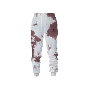 Low Moq Diseño personalizado Hombres Tie Dye Chándales Uso al aire libre Hombres Ropa Color sólido Plain Tie Dye Chándal - Product Image 3