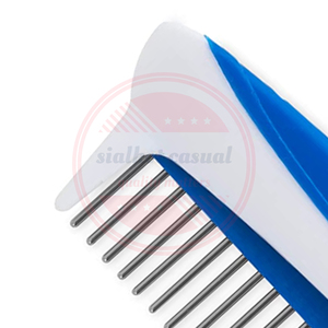 Peines de aseo para mascotas, peines de acero inoxidable de alta calidad, con diseño personalizado OEM, 100% - Product Image 4