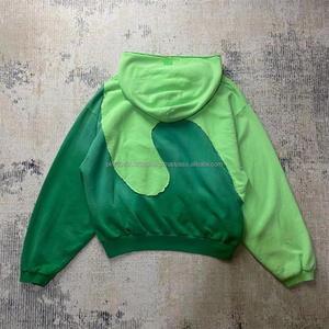 Sudadera con Capucha KY44 al por Mayor, Estilo Kanye, Nueva Moda, Diseño Combinado Vintage para Hombre - Product Image 2