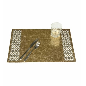 ที่อุดมไปด้วยการออกแบบเส้นขอบสีฟ้าร้านอาหารโต๊ะรับประทานอาหารเสื่อ100% ผ้าฝ้ายอินทรีย์ที่ทันสมัยห้องครัวความร้อนน้ำหลักฐาน GOTS ใบรับรอง - Product Image 5