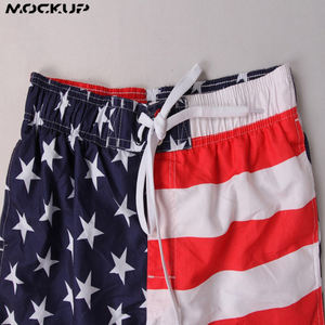 Shorts de plage respirants pour hommes, culotte d'été de plage, à la mode, séchage rapide, personnalisé, Sublimation - Product Image 3