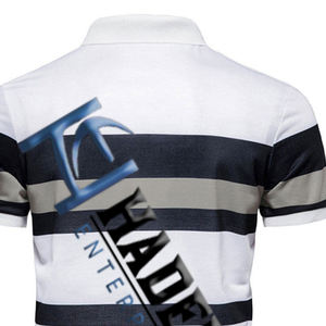 Camiseta de alta calidad para hombre, camisa de tela lisa estampada, diseño de sublimación, logotipo personalizado, informal - Product Image 6