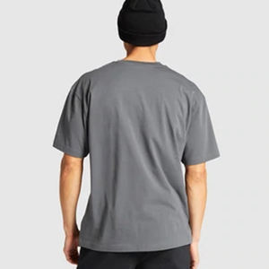 Ensemble d'été confortable de couleur unie pour hommes, t-shirts personnalisés de la meilleure qualité, 100% coton, prix de gros - Product Image 2