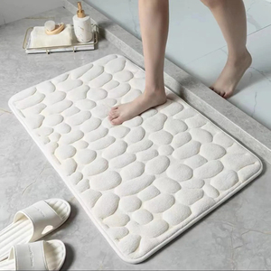 Tapis de bain en gros, fabriqué à partir de tissu de qualité, offrant une excellente absorption de l'eau, un confort doux, une construction durable et facile à nettoyer. - Product Image 3
