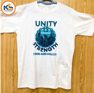 T-shirts pour hommes en coton 100% tricoté, imprimés sur mesure |   T-shirts à manches courtes respirants et écologiques, service d'impression de logo OEM - Product Image 6