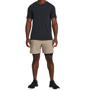 Pantalones cortos de gimnasio informales de cintura media MMA con logotipo personalizado para hombres, impresión por sublimación en blanco, estilo Cargo para equipos, clubes, Frente para pedidos al por mayor - Product Image 3