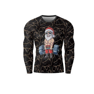 เสื้อฝึกซ้อมแบบมีสายรัดกล้ามเนื้อสำหรับผู้ชายเสื้อผื่นคันแบบว่างเปล่าดีไซน์ที่ดีที่สุดอุปกรณ์ MMA & Jitsu Jitsu - Product Image 2