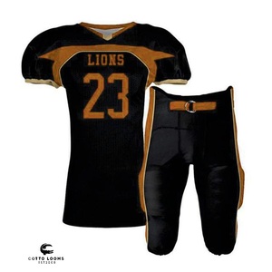 Camiseta y uniforme de fútbol americano OEM profesional auténtica, venta directa de fábrica, equipo elegante, proveedor de rendimiento duradero - Product Image 4