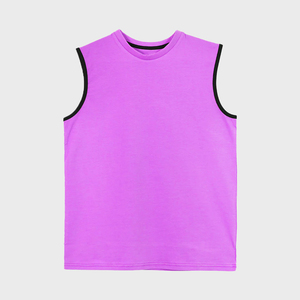 High Quality Tank Top Gym Workout Quick Dry Sleeveless Printed Sustainable Color Men's Sporty Muscle Fitness Top - Product Image 3