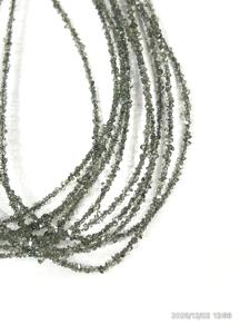 Cuentas de Cuarzo Herkimer de Calidad AAA, Color Gris Oscuro Natural, Recubiertas, Tamaño 2-3 mm - Product Image 6