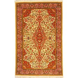 Alfombra persa de Kerman única en su tipo, 1,52 m x 0,99 m - Product Image 1