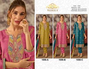 Vichitra lourd avec broderie Codding Séquence Travail Costume pakistanais pour les festivals et les fêtes Disponible à un prix abordable - Product Image 6