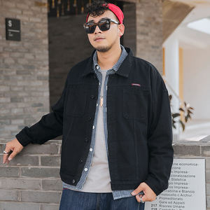 2025 Winter Printed Design <b>Men</b> <b>Denim</b> <b>Jackets</b> with Front Logo-High Quality Low MOQ 20 Pieces - Product Image 3